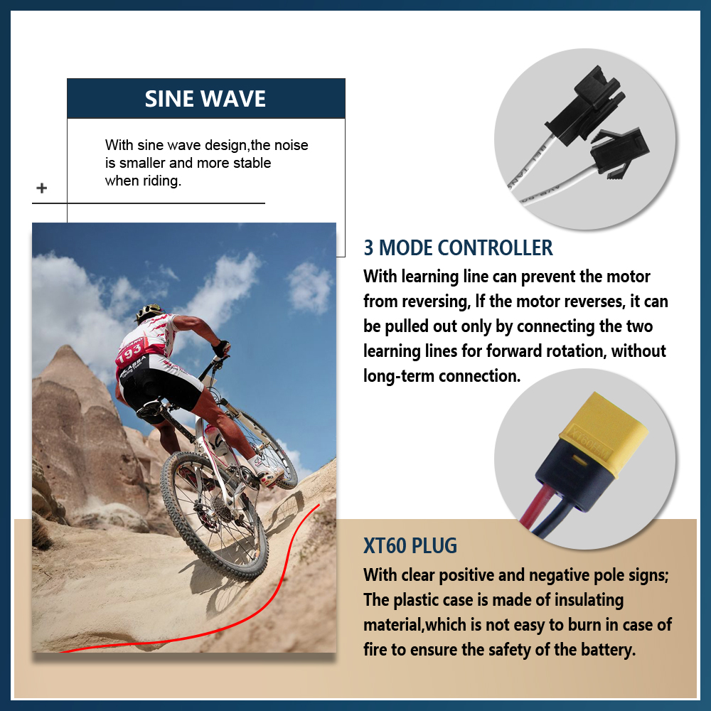 Controlador de bicicleta eléct - Ebike Conversion Kit 72V 3000W reseña y precio