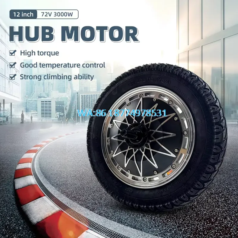 Kit de Motor de Cubo BLDC de 1 - 72V 5000W Hub Motor Kit reseña y precio